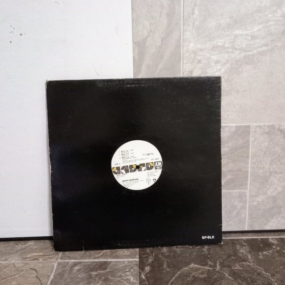 Janet Jackson Black Cat Promotional Single Vinyl Record - Picture 1 of 3
